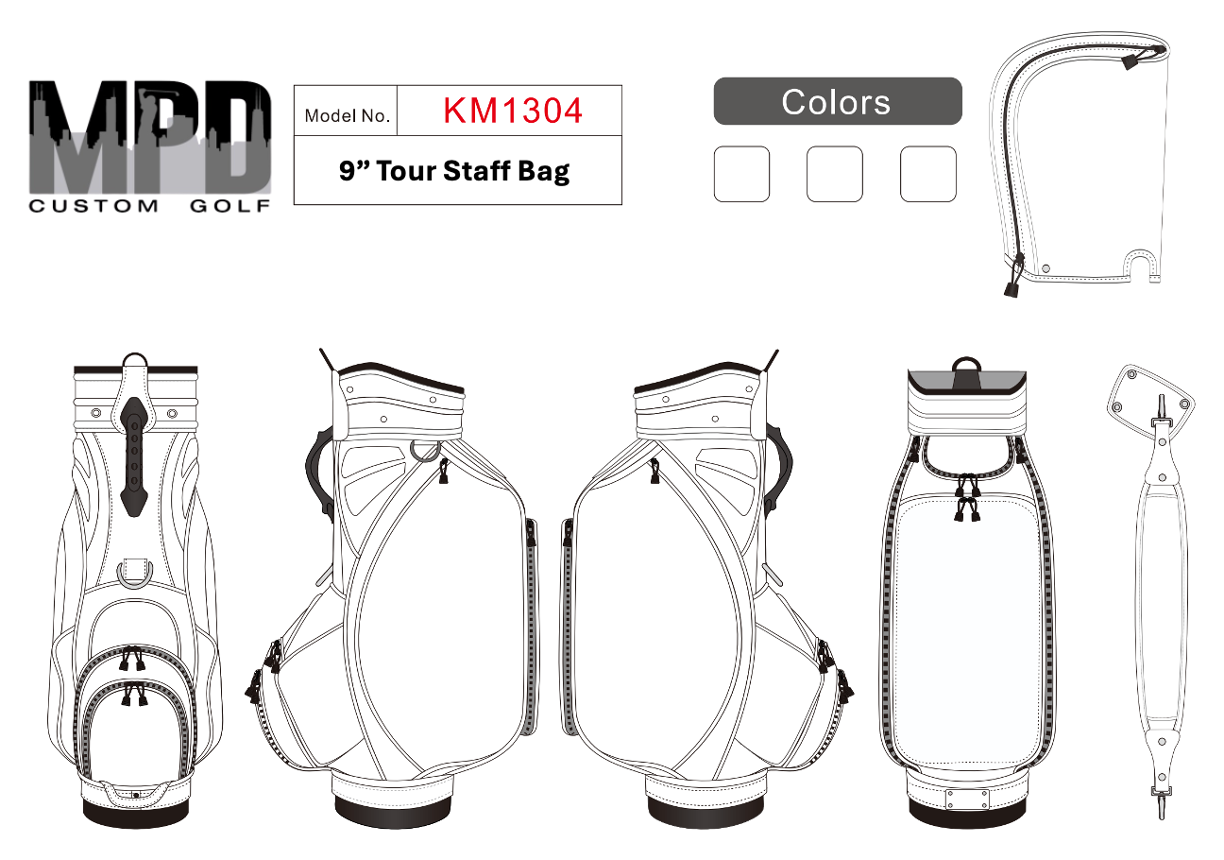9 tour staff bag